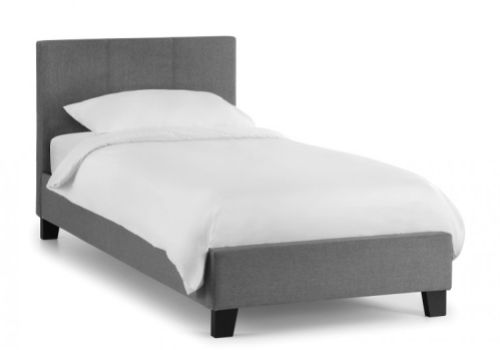 Julian Bowen Rialto 3ft Single Grey Fabric Bed Frame