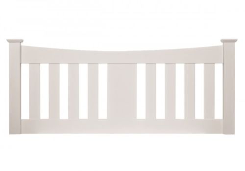 Sweet Dreams Kingfisher 4ft Small Double White Painted Wooden Headboard