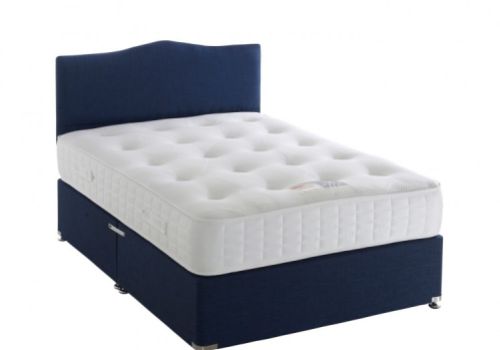 Dura Bed Pocket Plus Memory 4ft6 Double Divan Bed 1000 Pocket Springs and Memory Foam