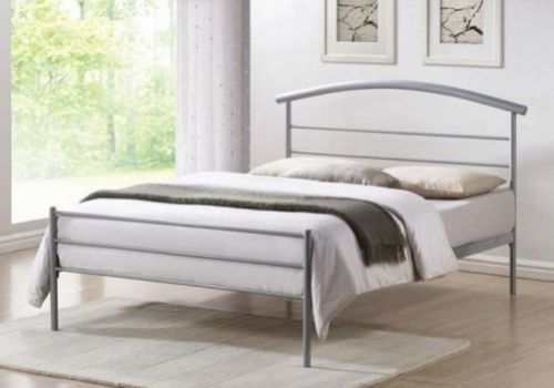 Time Living Brennington 3ft Single Silver Metal Bed Frame