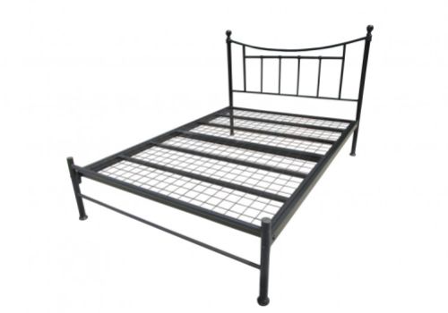 Metal Beds Bristol 3ft Single Black Gloss Metal Bed Frame