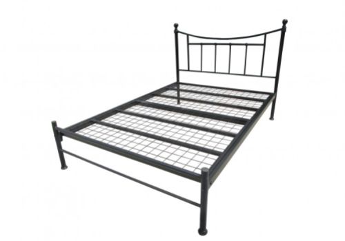 Metal Beds Bristol 4ft6 Double Black Gloss Metal Bed Frame