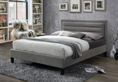 Limelight Picasso 4ft Small Double Grey Fabric Bed Frame