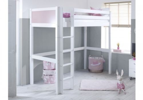 Thuka Nordic Highsleeper Bed 1 With Rose Colour End Panels