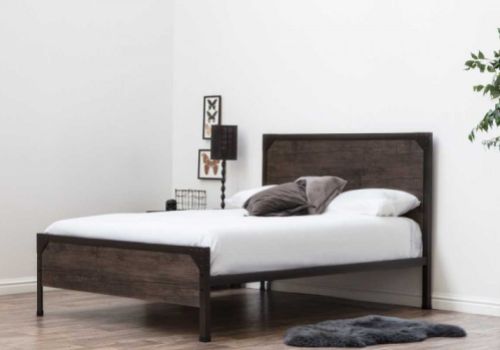Sleep Design Marlow 4ft6 Double Wood And Metal Bed Frame