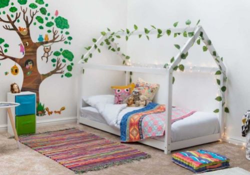 Sleep Design Treehouse 3ft Single Childrens Bed Frame In White