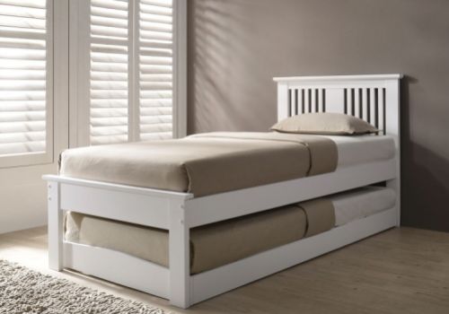 Flintshire Halkyn 3ft Single White Finish Guest Bed