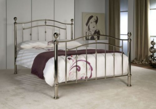 Limelight Callisto 4ft6 Double Chrome Metal Bed Frame