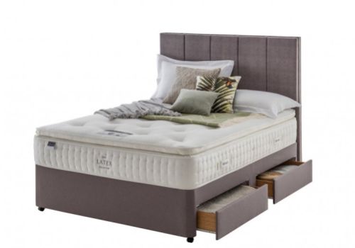 Silentnight Supreme 5ft Kingsize 1400 Mirapocket And Latex Divan Bed