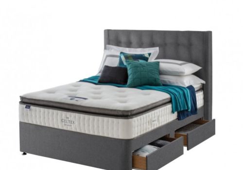 Silentnight Vitality 6ft Super Kingsize Miracoil And Geltex Divan Bed