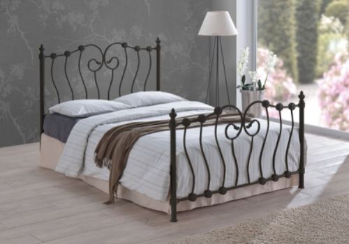 Time Living Inova 3ft Single Black Metal Bed Frame