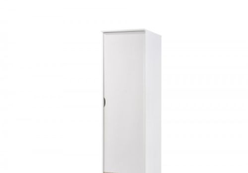 LPD Stockholm 1 Door Wardrobe In White And Oak