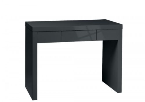 LPD Puro Dressing Table In Charcoal Gloss