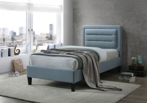Limelight Picasso 3ft Single Blue Fabric Bed Frame