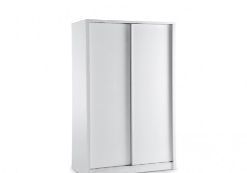 LPD Novello Sliding Door Wardrobe In White Gloss