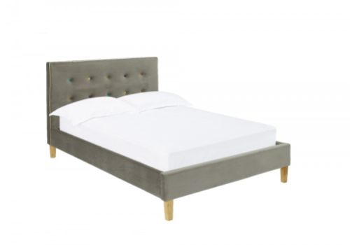 LPD Camden 4ft6 Double Grey Fabric Bed Frame