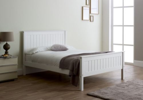 Limelight Taurus 4ft6 Double White Wooden Bed Frame