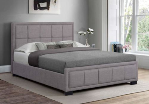 Birlea Hannover 4ft6 Double Grey Fabric Bed Frame