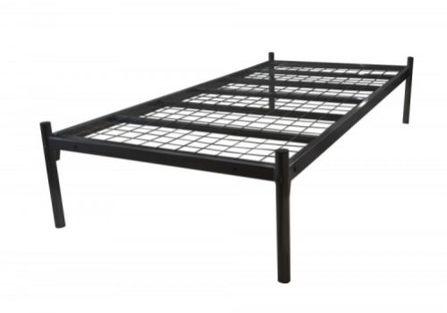 Metal Beds Platform 4ft (120cm) Small Double Contract Black Metal Bed Frame