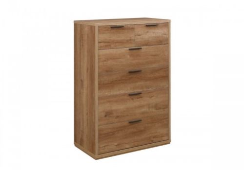 Birlea Stockwell Oak Finish 4 Plus 2 Drawer Chest