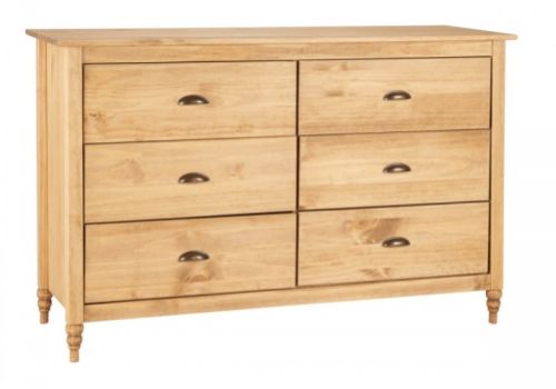 Birlea Pembroke Pine 6 Drawer Chest