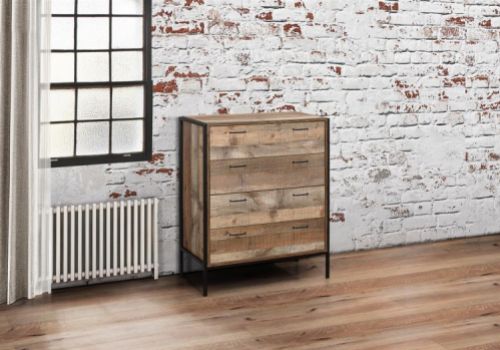 Birlea Urban Rustic Finish 4 Drawer Chest