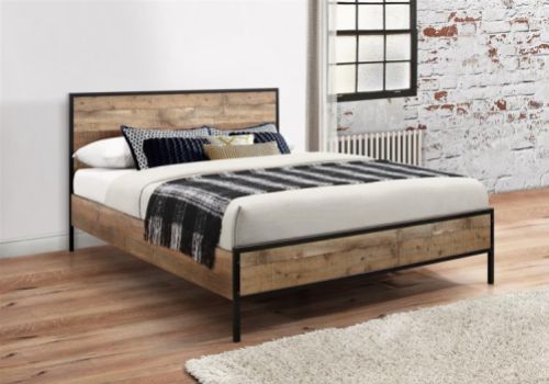 Birlea Urban 4ft6 Double Wooden Rustic Finish Bed Frame