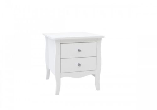 Birlea Paris 2 Drawer Bedside In White