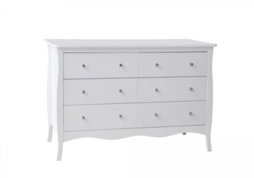 Birlea Paris 6 Drawer Chest In White