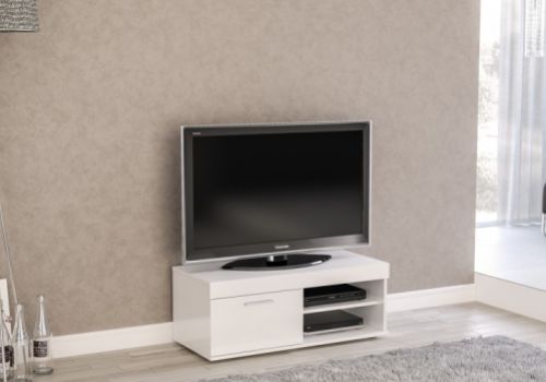 Birlea Edgeware Small TV Unit In White