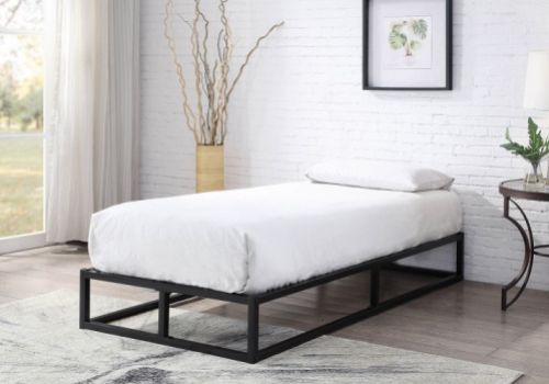 Sleep Design Amersham 3ft Single Black Metal Platform Bed Frame