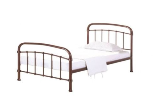 LPD Halston 3ft Single Copper Effect Finish Metal Bed Frame