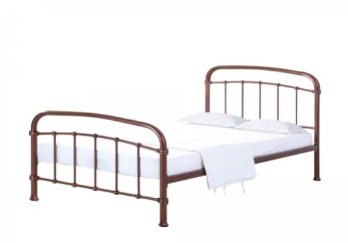 LPD Halston 4ft6 Double Copper Effect Finish Metal Bed Frame