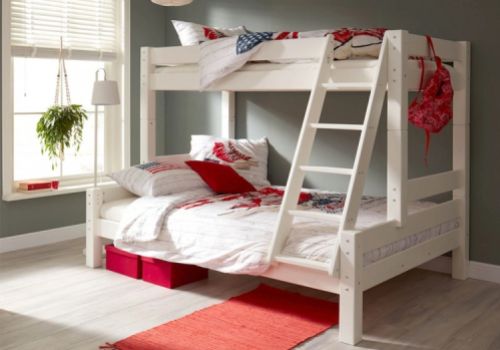 Flair Furnishings Harper White Triple Sleeper Bunk Bed