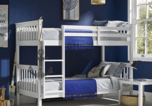 LPD Leo White Wooden Bunk Bed