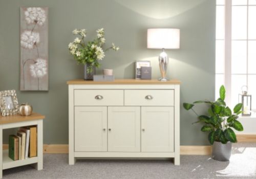 GFW Lancaster Large Sideboard in Cream