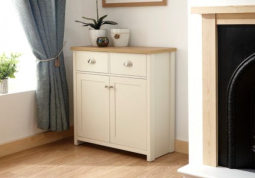 GFW Lancaster Compact Sideboard in Cream