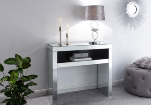 GFW Capri Console Table Mirrored