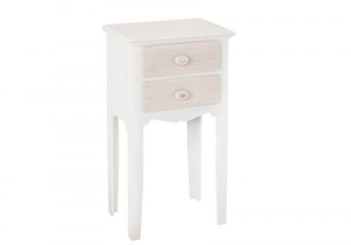 LPD Juliette Vintage Style 2 Drawer Side Table