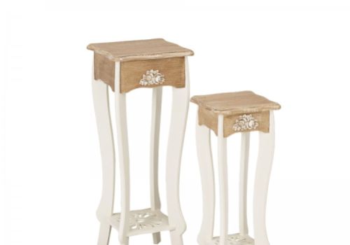 LPD Juliette Vintage Style Pair Of Plant Stands