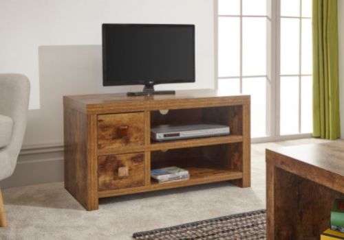 STORE CLEARANCE GFW Jakarta 2 Drawer TV Unit Mango