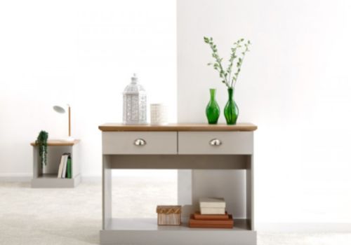 GFW Kendal Console Table Grey