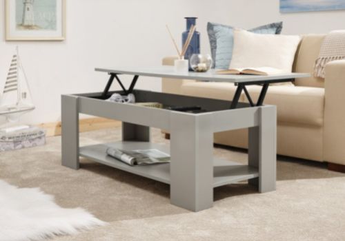 GFW Lift Up Coffee Table in Grey