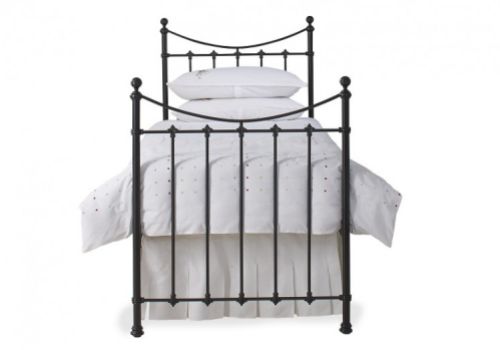 OBC Chatsworth 3ft Single Black Metal Headboard