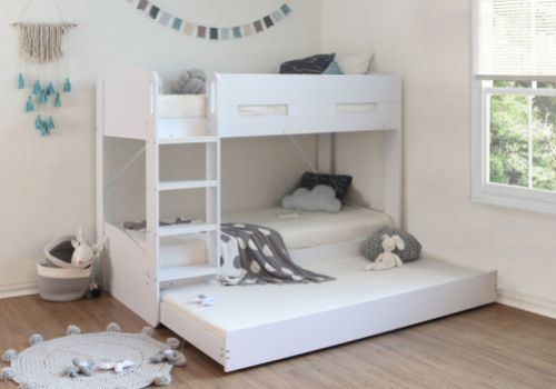 Flintshire Billie White Wooden Bunk Bed