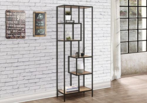 Birlea Urban Rustic Finish Tall Shelving Unit