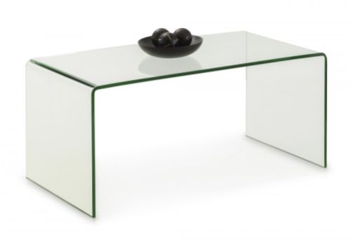 Julian Bowen Amalfi Bent Glass Coffee Table