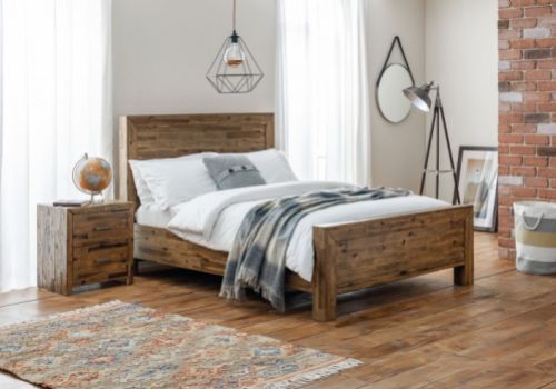 Julian Bowen Hoxton 5ft Kingsize Wooden Bed Frame