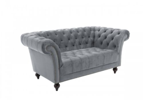 Birlea Chester 2 Seater Sofa In Grey Fabric