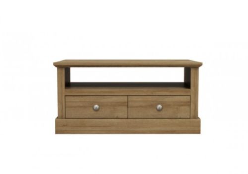 LPD Devon Oak Finish 2 Drawer Coffee Table